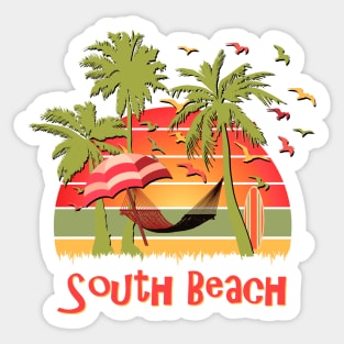 South Beach Sticker